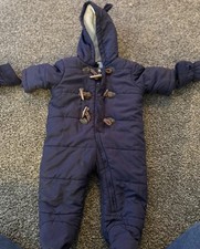 Baby Children  s Place 6-9 Month Bunting Snow Suit - See Photos-peeling Leather