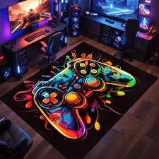 Gaming Rug for Boys Bedroom - Gamer Area Rug - 60x40 inches