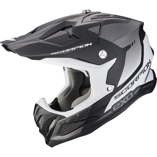 Casque motocross Scorpion VX-22 Air Ares idéal pour piloter sur circuit de terre en été