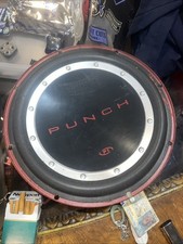 Rockford Fosgate P1 Punch 8 Ohm 10" Subwoofer Candy Apple Red No Trim Ring
