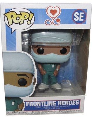 Funko Pop Frontline Heroes Male Hospital Worker #1 SE Vinyl Figure w Protector