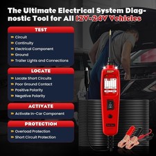 Automotive Power Circuit Tester Electrical Probe Short Open Finder Wire Tracer