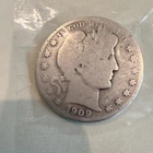1909 Barber Half Dollar 50C Silver Coin Business Strike
