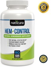 Hem-Control Natural Hemorrhoid Treatment Supplement - Fast Lasting Pain Relief