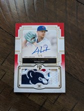 CADE HORTON 2025 Topps Definitive Collection Patch Auto #DRPA-CH #/5 RC