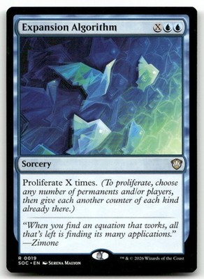 Expansion Algorithm #19 (NM) Commander: Secrets of Strixhaven SOC Magic MTG