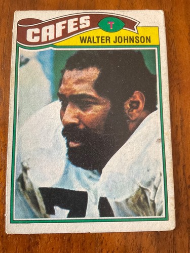 Walter Johnson #476 1977 Topps Mexican card