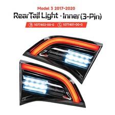 2x LH RH Inner LED Trunk Tail Light 3-Pin Fit...