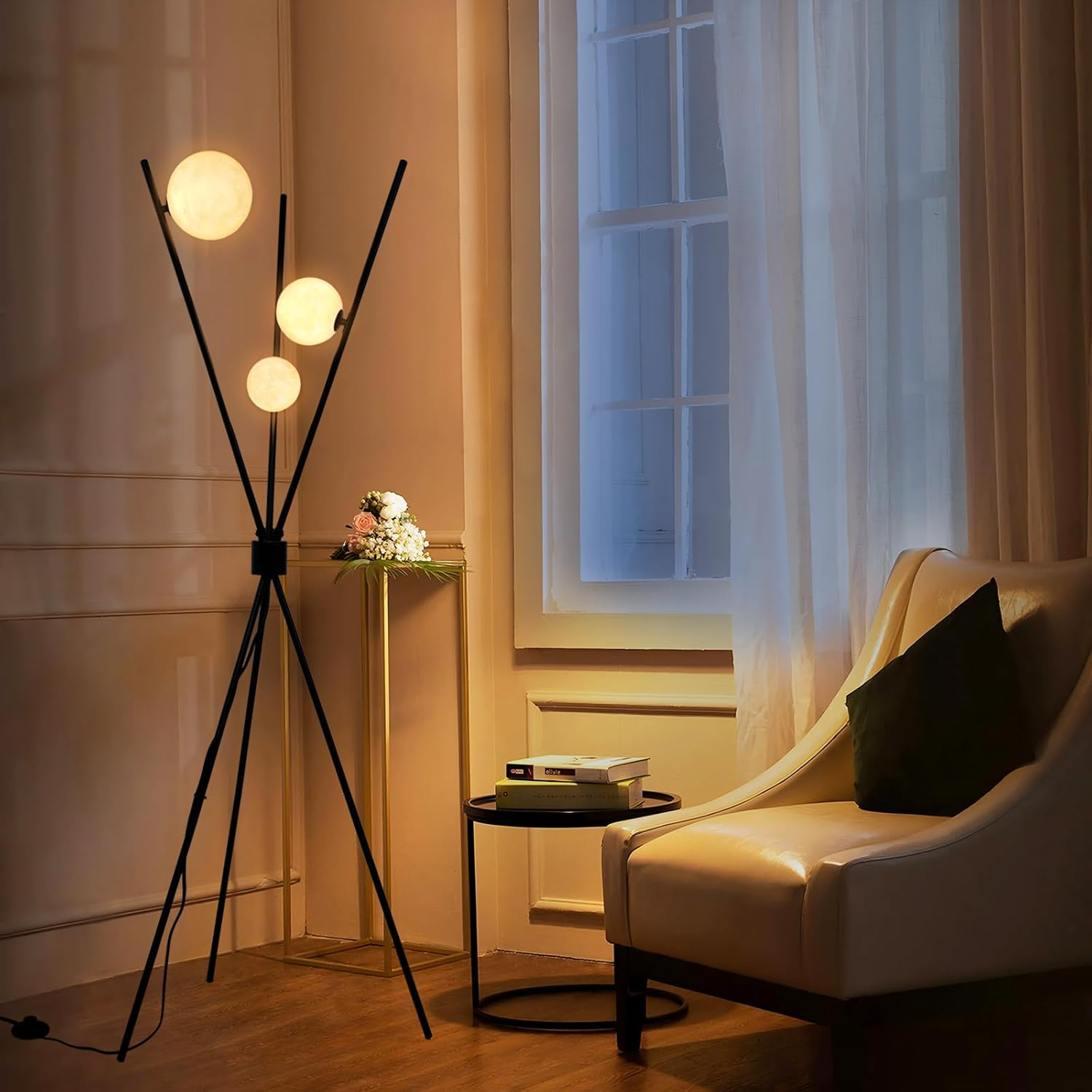 Floor Lamps for Living Room - Tall Floor Lamp 3D Printed Standing Lamp Modern Be
