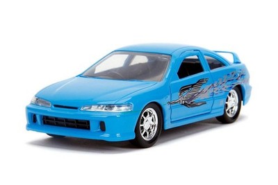 Jada 1:3 2 Mia's Acura Integra Hellblau Mit Grafiken Fast & Furious Druckguss