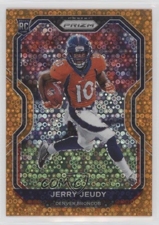 2020 Panini Prizm Rookie Orange Disco Prizm Jerry Jeudy #314 0q37