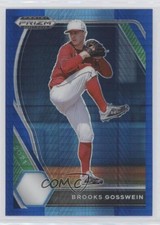 2021 Panini Prizm Draft Picks Blue & Carolina Hyper Brooks Gosswein #PDP124 0c6