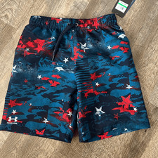 Under Armour Freedom Youth Swim Trunk- Size Youth Large