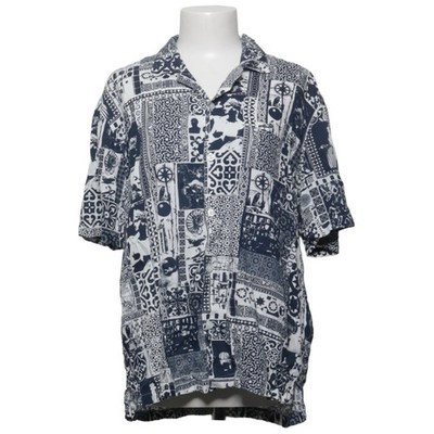 Urban Outfitters, Kurzarmhemd, Größe: S, Blau/Weiß, Viskose, Sonstiges #fxv