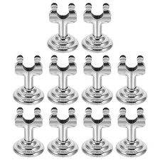10 Pcs Metal Desk Card Holder Sign Clips for Retail Display Stand Label