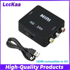 1080P Hdmi-Compatible to RCA Converter AV/CVBS L/R Audio Video Set Top Box up Sc