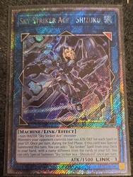 Sky Striker Ace - Shizuku RA03-EN043 Quarter Century Bonanza Platinum Secret Rare