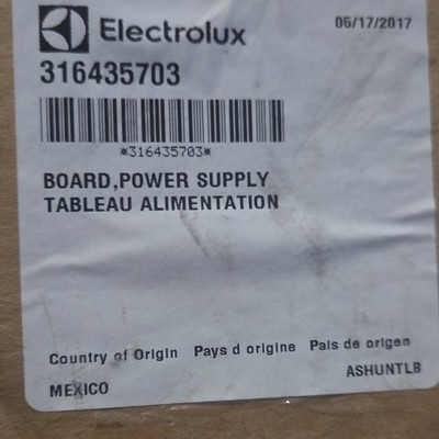 Electrolux Power Supply Board 316435703 Replacement Part for Oven/Range