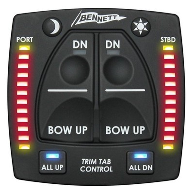 Bennett Marine Obi9000-E Control With Indicator Lights For Bolt Electric Trim Ta