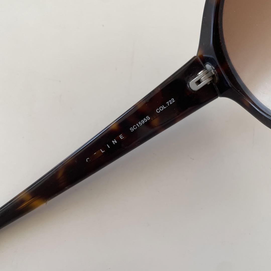 Celine Tortoiseshell Pattern Sunglasses - image 5