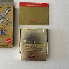 Zelda II: The Adventure of Link (Nintendo Entertainment System, NES) GOLD, CIB