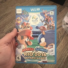 Mario and Sonic at the Rio 2016 Olympics Nintendo Wii U Complete CIB Excellent