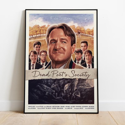NEW D3ad Poets Society Poster, Movie Print, Wall Art, Gift for Film Fans