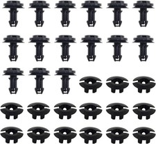 15 Pcs Front Bumper Clips Air Deflector Retainer Clips And Grommets Compatible