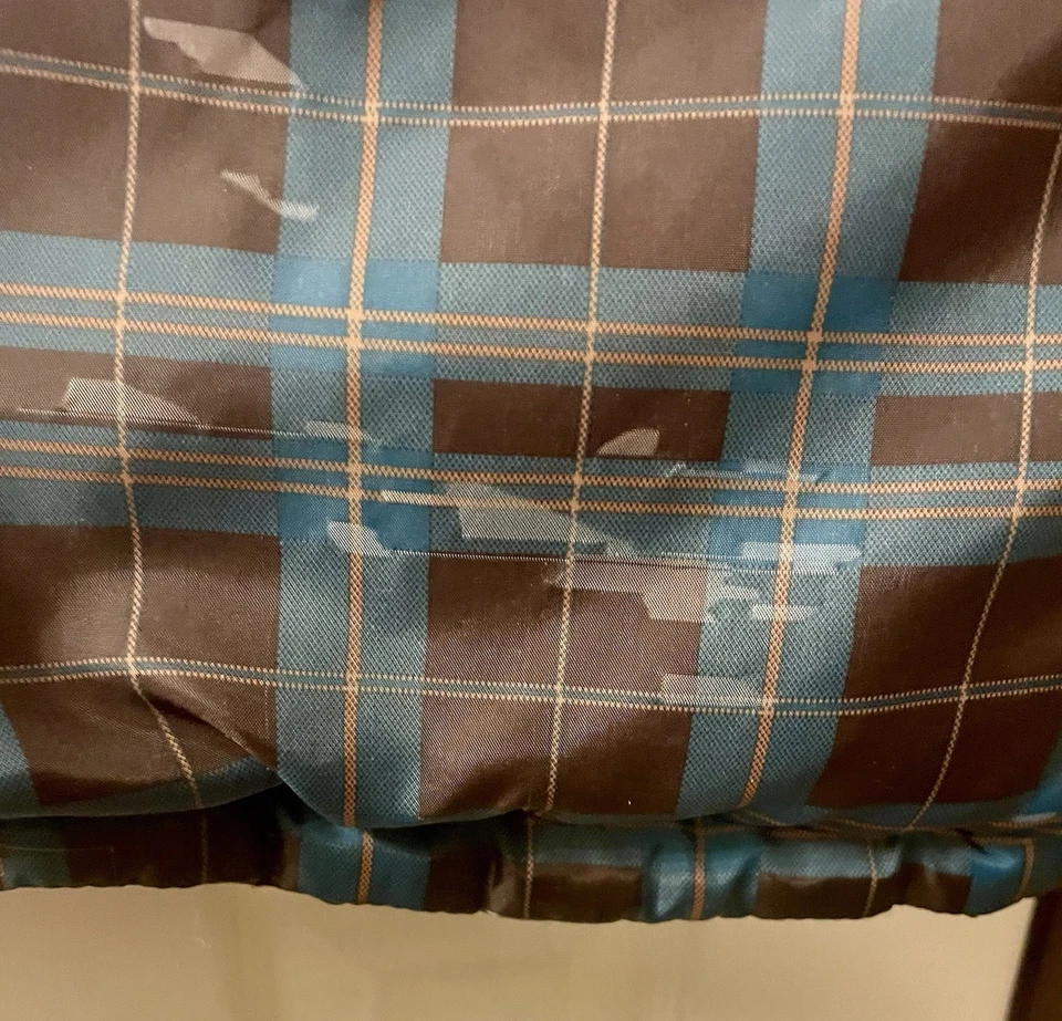 CHALECO MUJER TALLA 2X REVERSIBLE EXTERIOR MARRÓN Y VERDE AZULADO MERONA USADO EN EXCELENTE ESTADO Foto 4 de 4