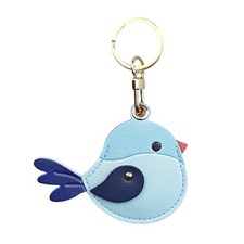 Leather Keychain Holder Case for AirTag, Cute Tag Cover with Keychain Ring fo...