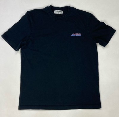 Zara Rhuigi Logo Graphic T-shirt Men Medium Black Short Sleeve | eBay