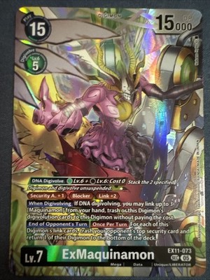 ExMaquinamon EX11-073 SEC - EX11 Dawn of Liberator - Digimon TCG