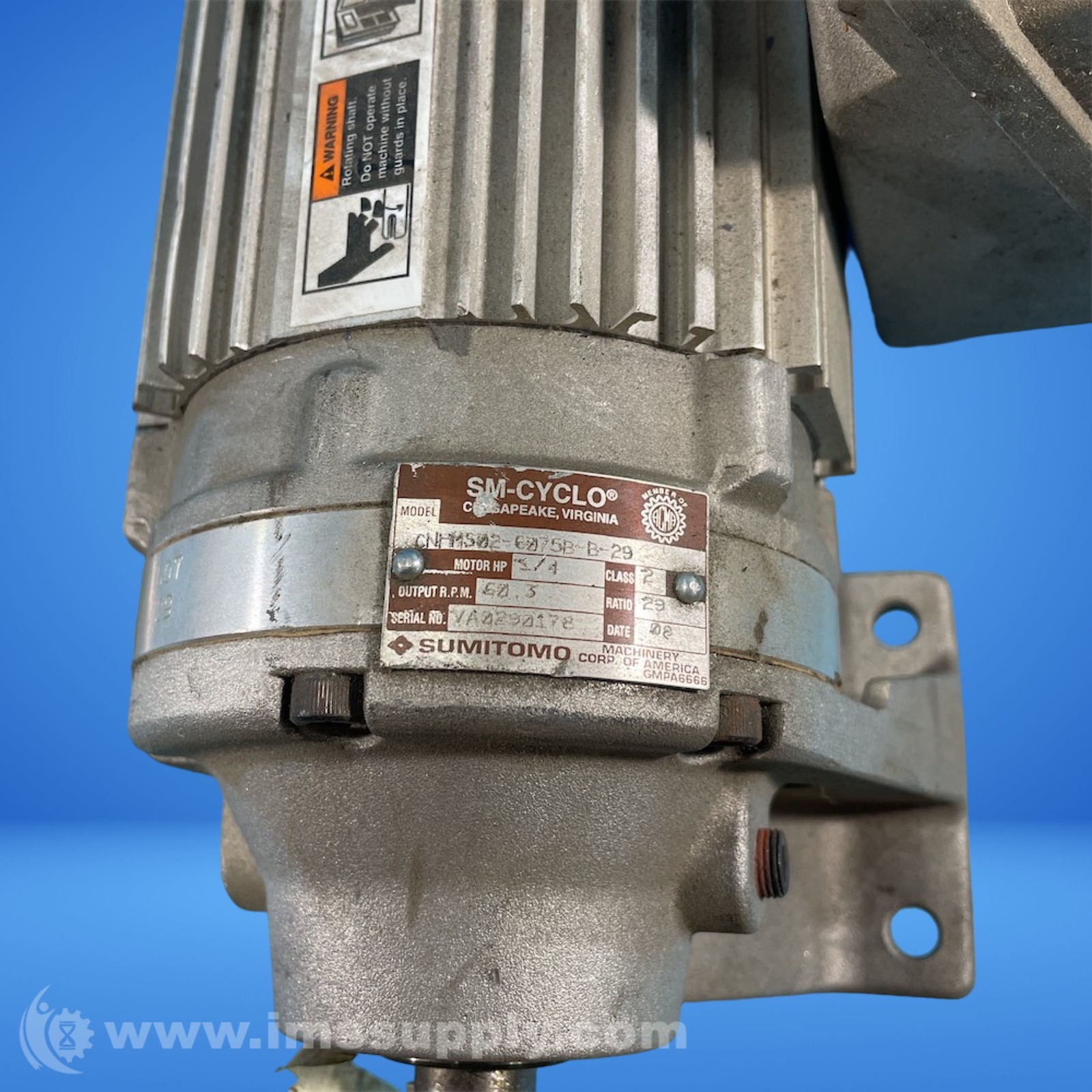 Sumitomo CNHMS02-6075B-B-29, SM-Cyclo Gearmotor FNIP