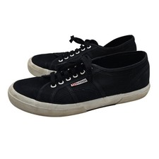 Superga Cotu Classic Black White Sneaker Womens Size 8
