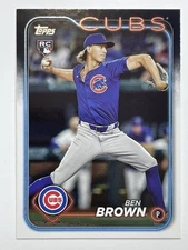 2024 Topps Update Ben Brown US183 (RC) Flagship Rookie Cubs QTY