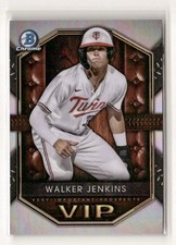 2025 Bowman Chrome WALKER JENKINS RC Very Important Prospect #VIP-16 Twins B