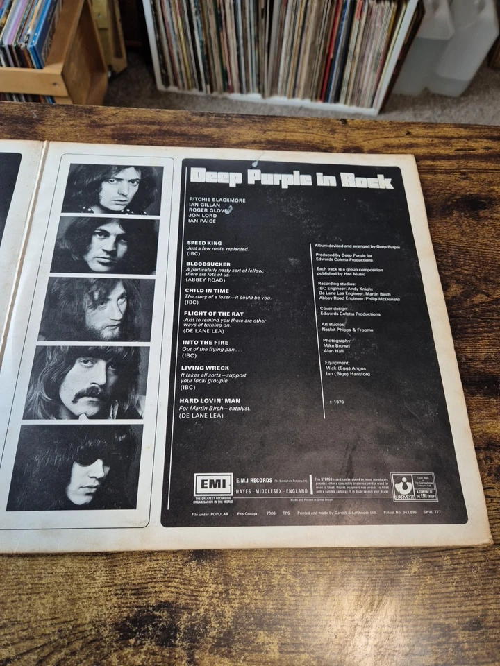 Deep Purple - Deep Purple In Rock - Harvest - Stereo - UK - 1970 - 1st Press - - Image 3 of 4