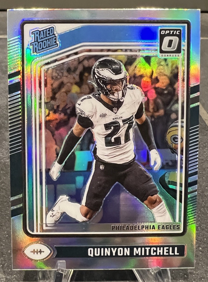 2024 Donruss Optic - Rated Rookie Quinyon Mitchell #282 Silver Holo Prizm (RC)