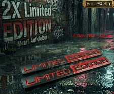 2 X 3D Limited Edition  Metall Auto Aufkleber Sticker Logo  KFZ Emblem