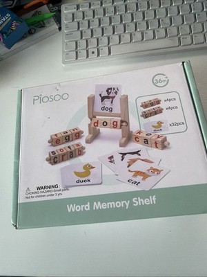 Wort Wort Regal Früherziehung Holzspielzeug Montessori Stil