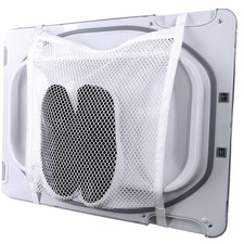 S T INC. Sneaker Dryer Bag, Door Shoe Net with 15.5 inches, White