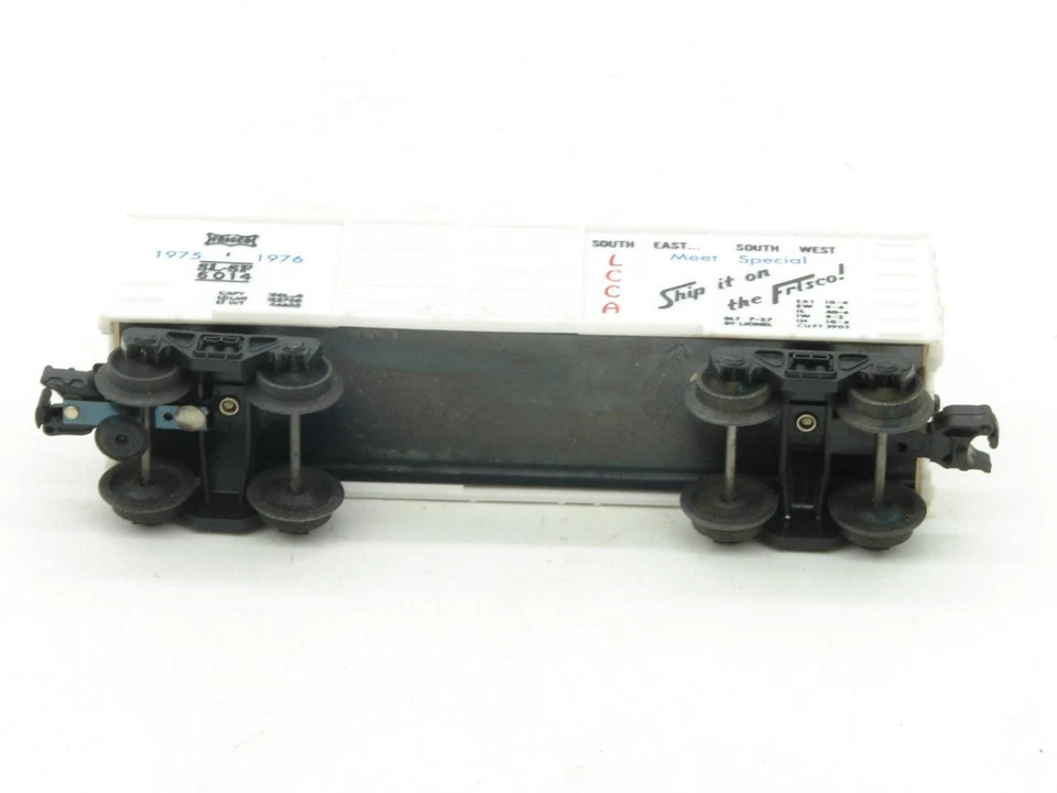 Lionel O Gauge O-27 Frisco 6014-900 LCCA Meet Box Car 1975 - 1976 in Box - Image 3 of 4