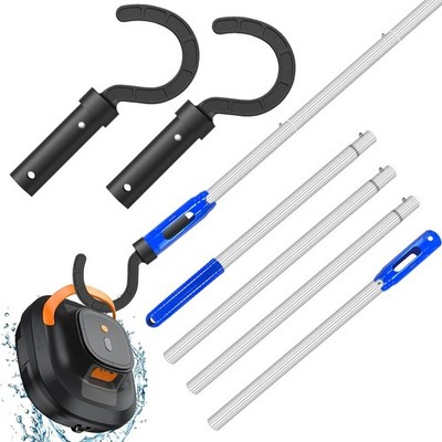 Pool Pole Hooks for Robotic Pool Cleaner with 2 PCS Pool Hooks for Poles &5.2 Ft