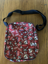 Vintage Dr Pepper Messenger Bag - Unique - features Iconic Logos - Apprx 13x10x3