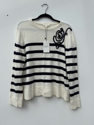 Monsoon Pullover Kaschmirmischung Rundhals UVP 69  Neu mit Etikett Größe M