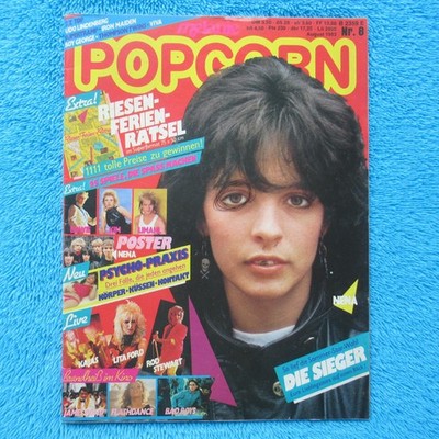 POPCORN Nr 8 August 1983 Magazin OHNE Poster & Beilagen!