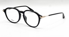 NEW CHRISTIAN DIOR DIORESSENCE17F 807 GLOSS BLACK AUTHENTIC EYEGLASSES 50-18