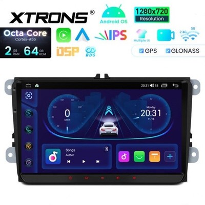 Xtrons Autoradio Android OS 8Core 2+64GB  GPS  VW Golf Passat Jetta,Skoda,Seat