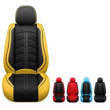 Car Seat Cover 2 Front Seats for Dodge Charger Premium Nappa Leather Seat Cover