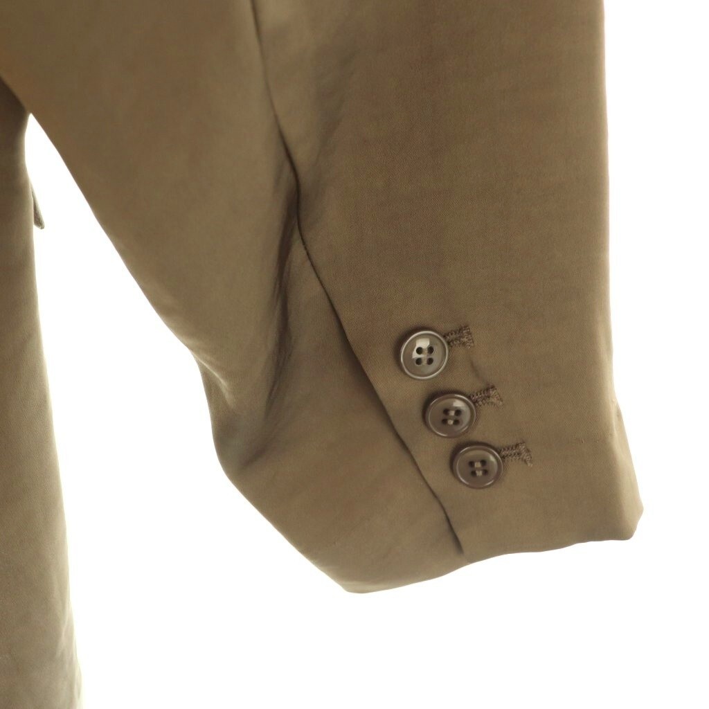 Ameri VINTAGE 24AW Satin Tailored Jacket S Gray S… - image 5